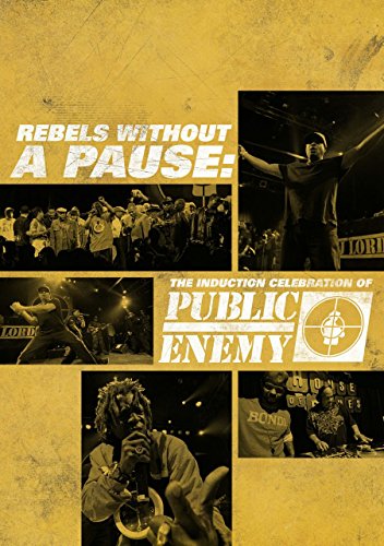 Public Enemy concert DVD cover with collage of performance photos.