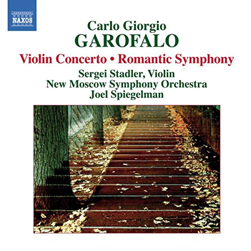 CD cover for Garofalo’s Romantic Symphony with stairs image.