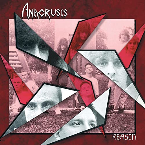 CD cover for Anacrusis’ “Reason” featuring fragmented portrait collage.
