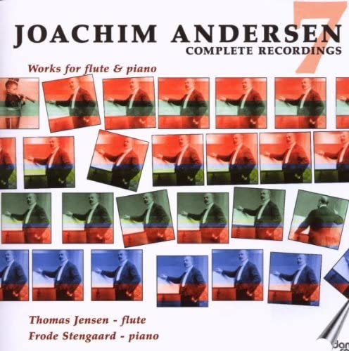CD cover for Joachim Andersen’s “Complete Recordings, Vol. 7” with portraits.