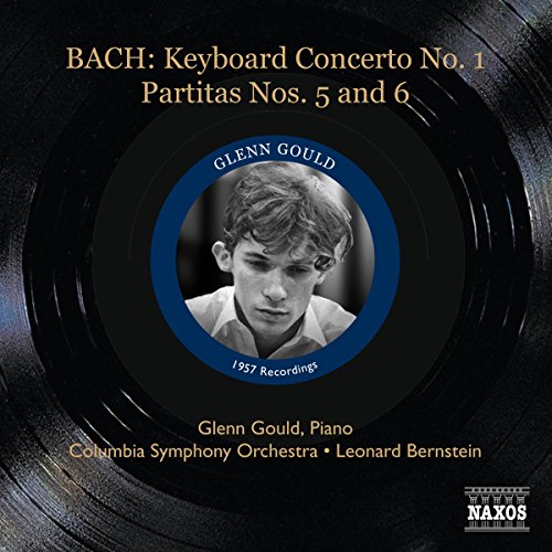 CD cover featuring Glenn Gould’s portrait within a vinyl record design.