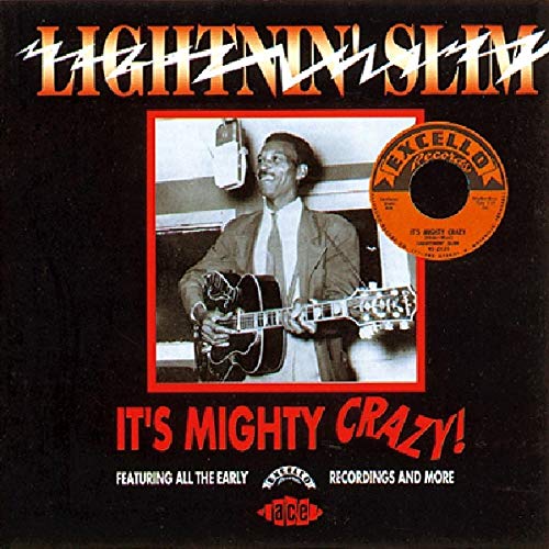 CD cover featuring Lightnin' Slim with guitar and record label image.