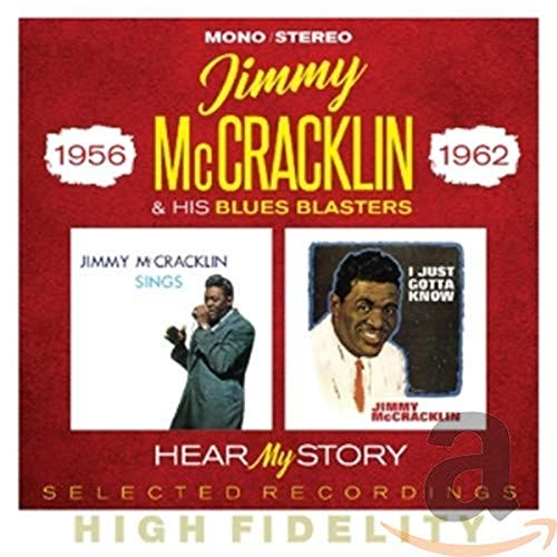 CD cover for Jimmy McCracklin & His Blues Blastersā āHear My Story.ā