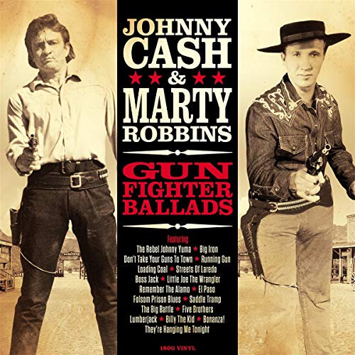 Album cover featuring Johnny Cash and Marty Robbins with guns drawn.