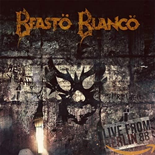 Beasto Blanco album cover with a skull and graffiti art.