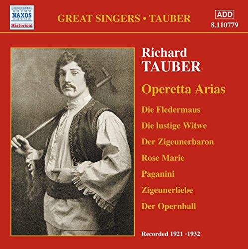 CD cover featuring a portrait of Richard Tauber in historical costume.