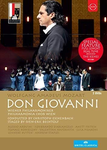 DVD cover for Mozart's Don Giovanni opera performance at Salzburg Festival.