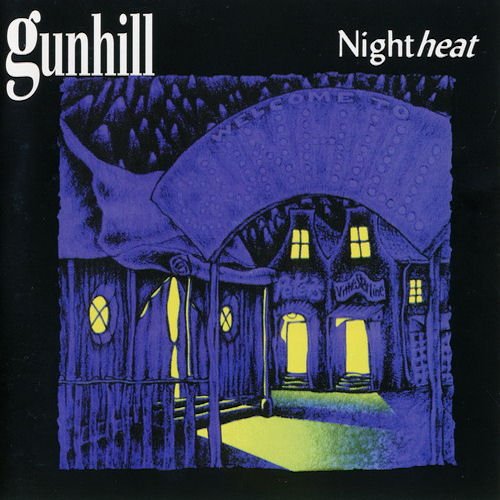 CD cover: dark, illustrated haunted house with glowing windows.