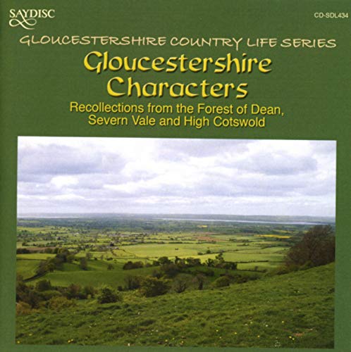 CD cover for "Gloucestershire Characters" featuring a rural landscape.