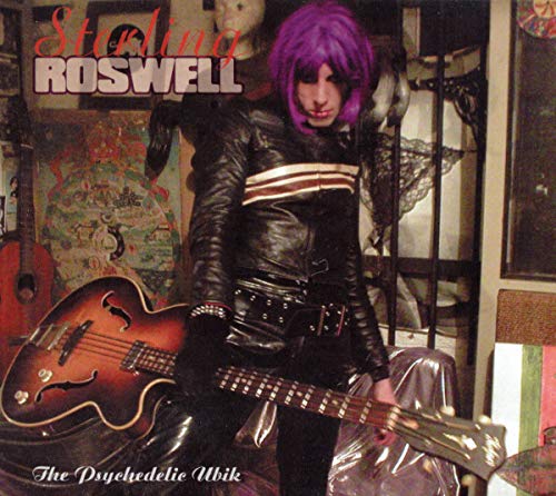 CD cover featuring a person with purple hair holding a guitar.