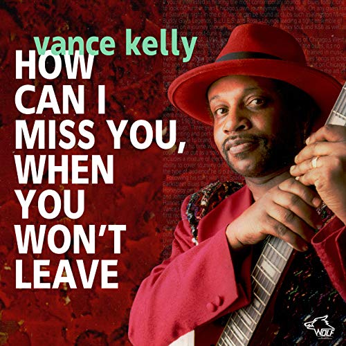 CD cover featuring Vance Kelly in a red hat, holding a guitar.
