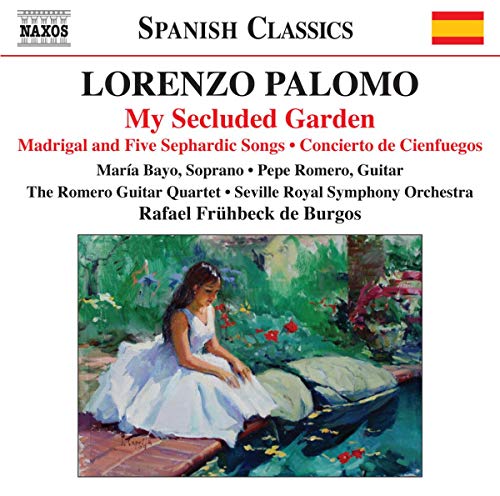 CD cover: painting of a woman in a lush, green garden.