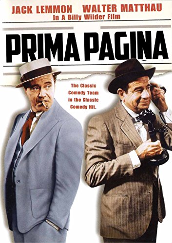 Prima Pagina" DVD cover featuring Jack Lemmon and Walter Matthau.