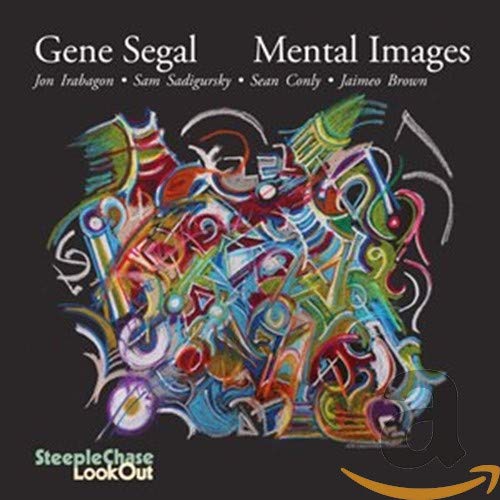 CD cover for Gene Segal’s “Mental Images” with abstract colorful artwork.