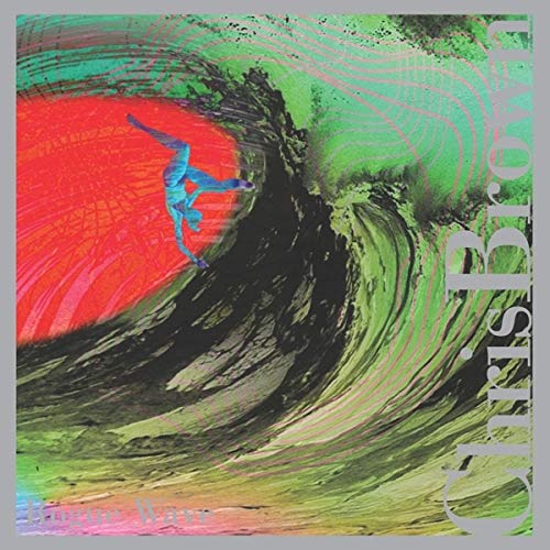 CD cover: stylized wave with a blue figure and text.