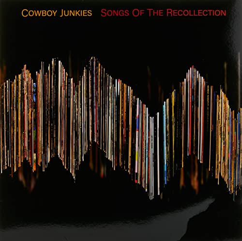 Cowboy Junkies album cover: abstract soundwave design with colorful spines.