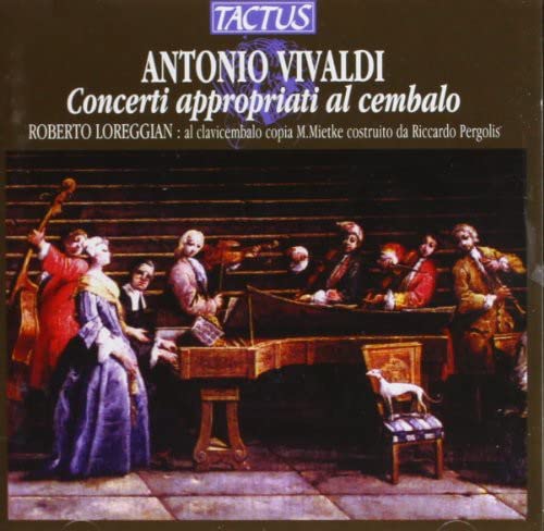 CD cover: Baroque musicians with a harpsichord, titled "Antonio Vivaldi".