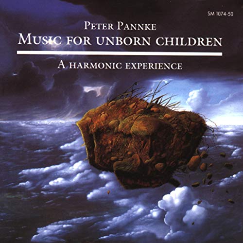 CD cover for "Music For Unborn Children" with floating land artwork.