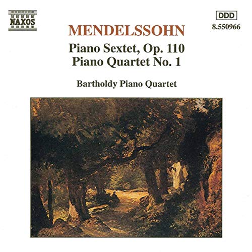 CD cover for Mendelssohn and Bartholdy, featuring a forest landscape.