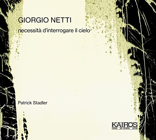 CD cover with abstract black textures and white central text.