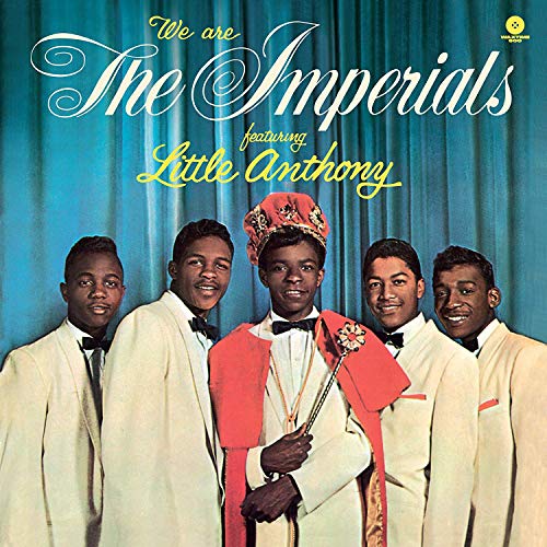 Album cover featuring Little Anthony & The Imperials, five young men in suits.