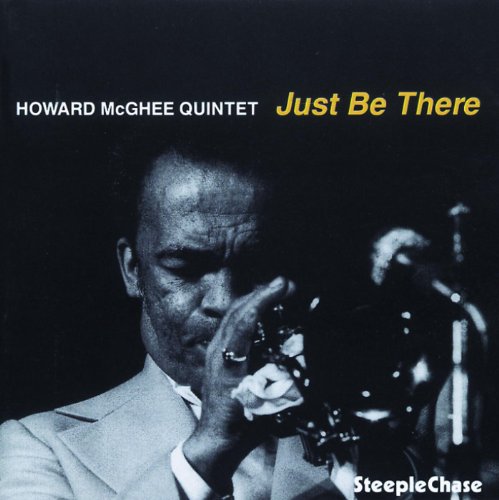 CD cover featuring Howard McGhee playing the trumpet in black and white.