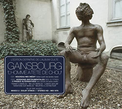 CD cover for Serge Gainsbourg’s “L'homme à tête de chou” featuring a bronze sculpture.