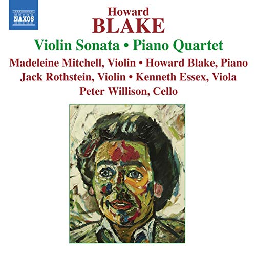 CD cover for "Blakeviolin Sonpiano Qrt" featuring a painted portrait.