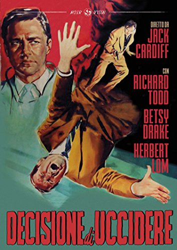 DVD cover for "Decisione Di Uccidere" featuring a man falling and another looking on.