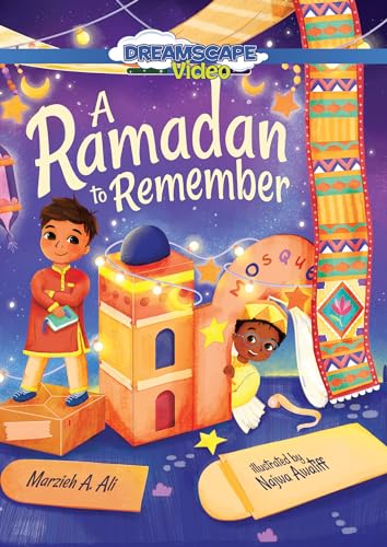 DVD cover for "A Ramadan to Remember" featuring children and a mosque.