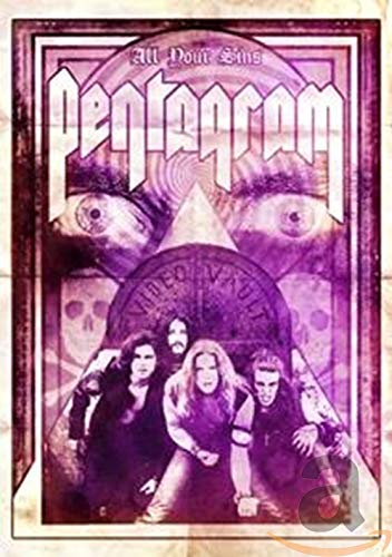DVD cover for "All Your Sins" by Pentagram, featuring band photo.