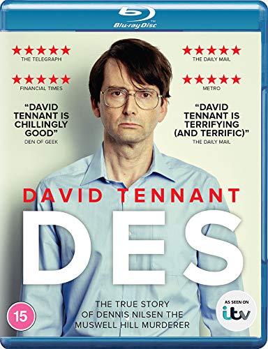 Blu-ray cover featuring David Tennant wearing glasses and a light blue shirt.