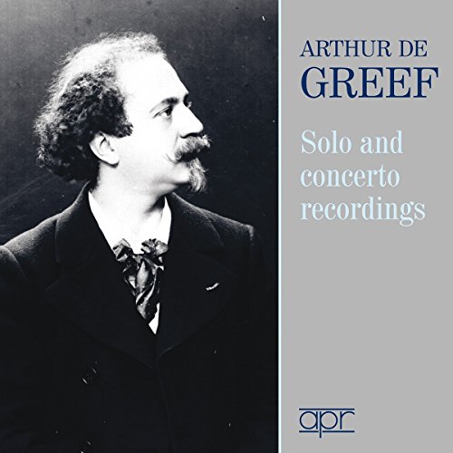 CD cover featuring a black and white portrait of Arthur de Greef.