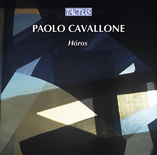 CD cover for Paolo Cavallone’s “Horos” with abstract geometric shadows.