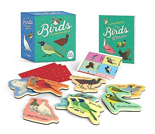 Birds: A Wooden Magnet Set