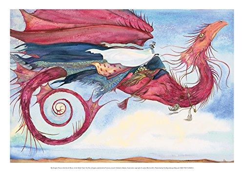 My Dragon Flies to the Secret Music of the Wind - Jackie Morris Poster
