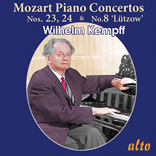 CD cover featuring pianist Wilhelm Kempff at a grand piano.