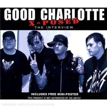 Good Charlotte "X-Posed" CD cover with band members in black clothing.