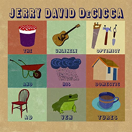 Vinyl record of Jerry David DeCicca’s album, featuring cover art.