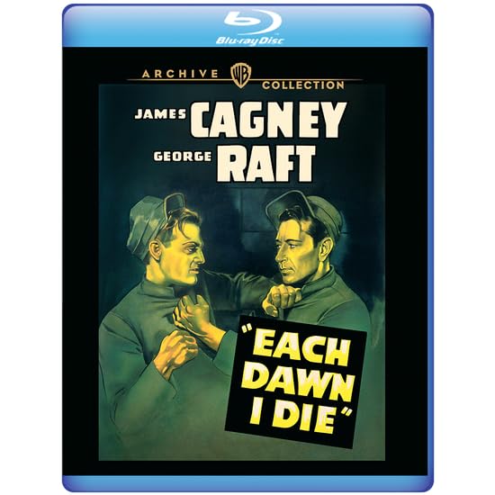 “Each Dawn I Die” Blu-ray cover featuring James Cagney and George Raft.