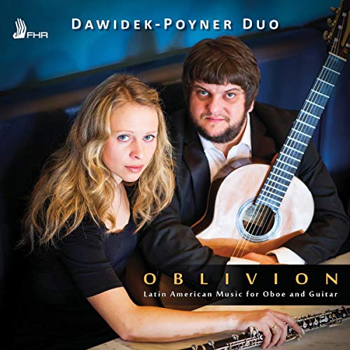 CD cover featuring a woman and man with an oboe and guitar.