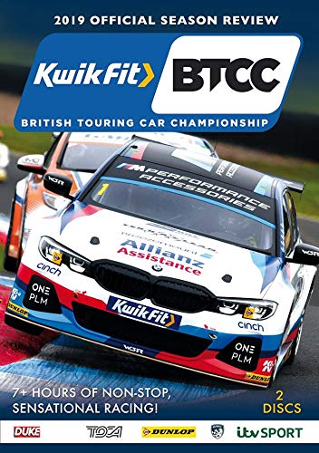 DVD cover for the 2019 British Touring Car Championship season review.