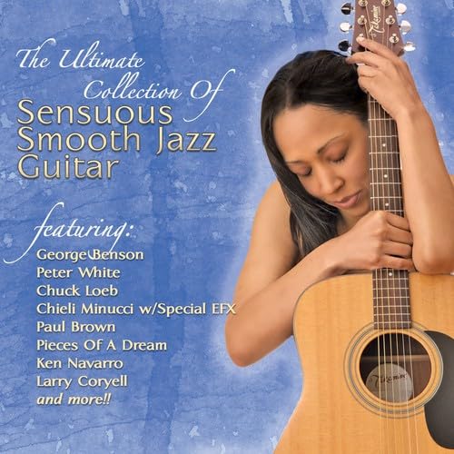 CD cover featuring a woman with a guitar, text listing artists.