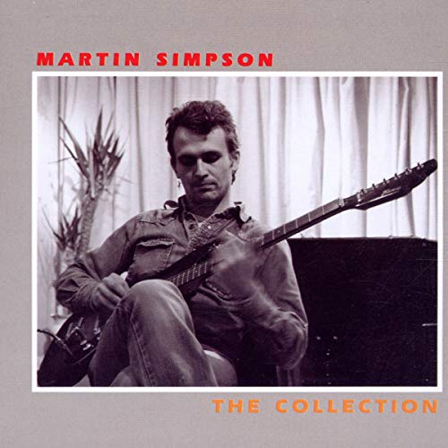 Martin Simpson CD cover featuring a man playing an acoustic guitar.