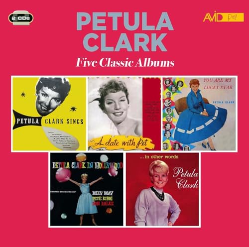 CD cover featuring Petula Clark with album artwork collage.