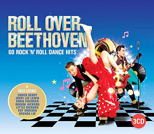 CD cover for "Roll Over Beethoven" featuring dancers and musicians.