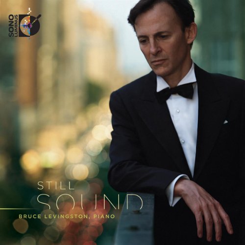 CD cover featuring pianist Bruce Levingston in a tuxedo.