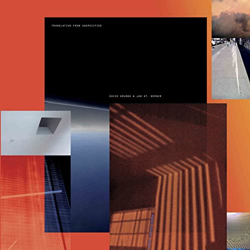 Vinyl album cover for Jan Grubbs’ “Translation From Unspecified” with abstract imagery.