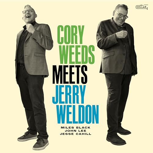 Album cover featuring Cory Weeds and Jerry Weldon in suits.