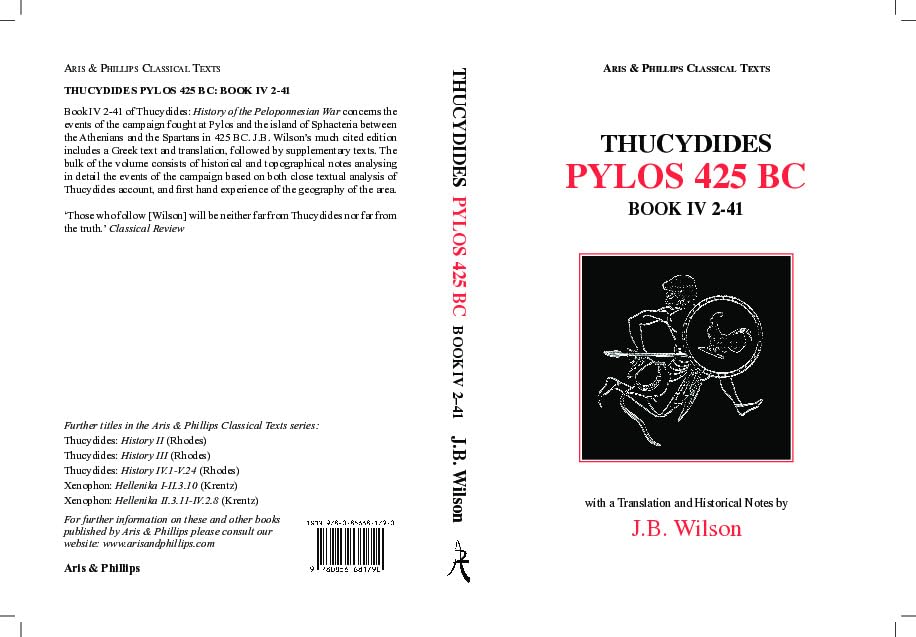 Thucydides: Pylos 425 BC; Book IV, 2-41